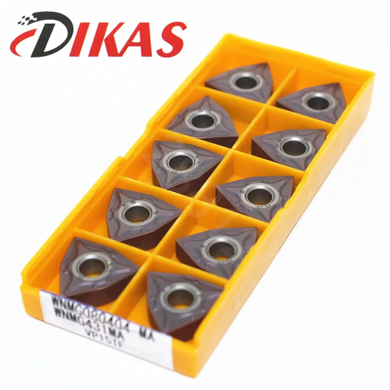 

Free shipping WNMG080404/08 MA VP15TF MITSUBISHI External Turning Tools Carbide insert Lathe cutter Tool