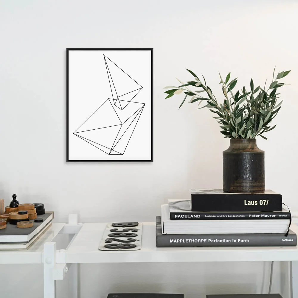 minimalist geometric home decor