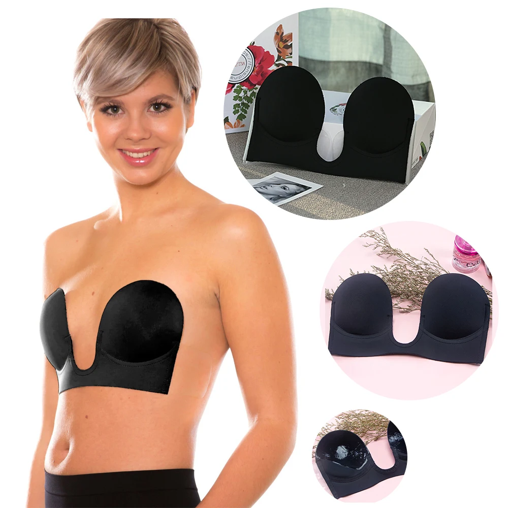 Buy Hot sales Sexy Push Up Bra Silicone Invisible Intimates Women Breast Petals
