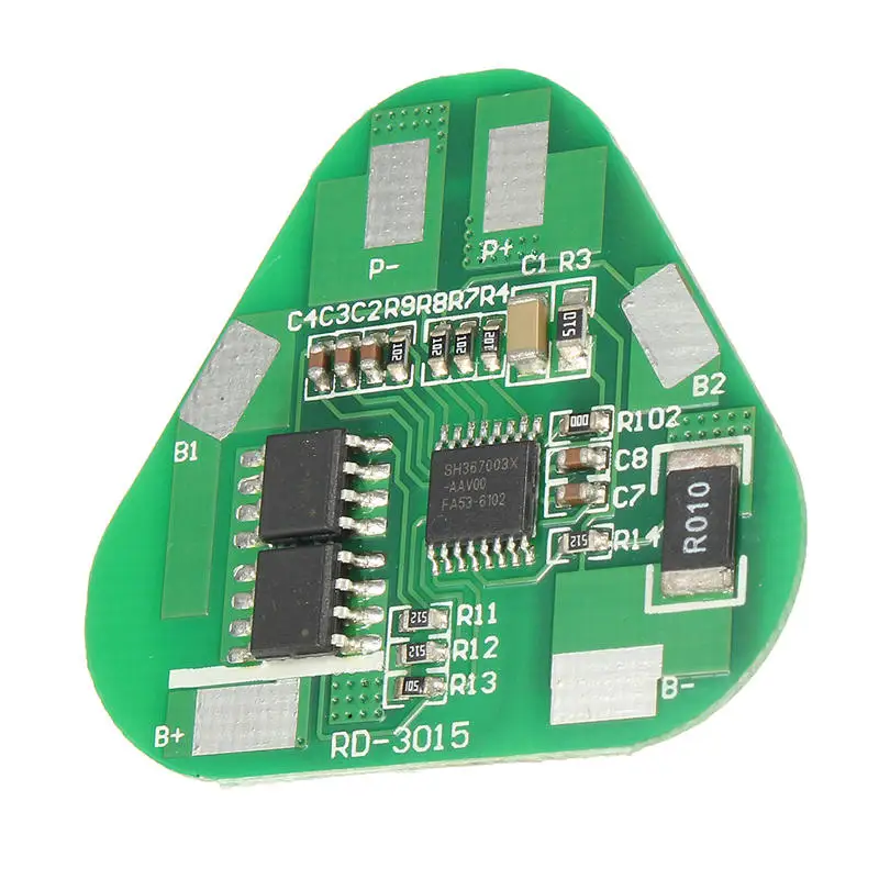 

2017 New 1 PCS 3 Li-ion Lithium Battery Protection Circuit Board 3 Cell PCB 10.8V 11.1V 12.6V Short circuit protection