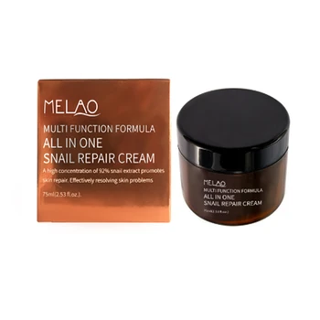 

HTHL-MELAO Snail Cream Shirink Pores Repair Whitening Cream Moisturizing Anti-aging Serum Anti Wrinkle Oil-control 75ml