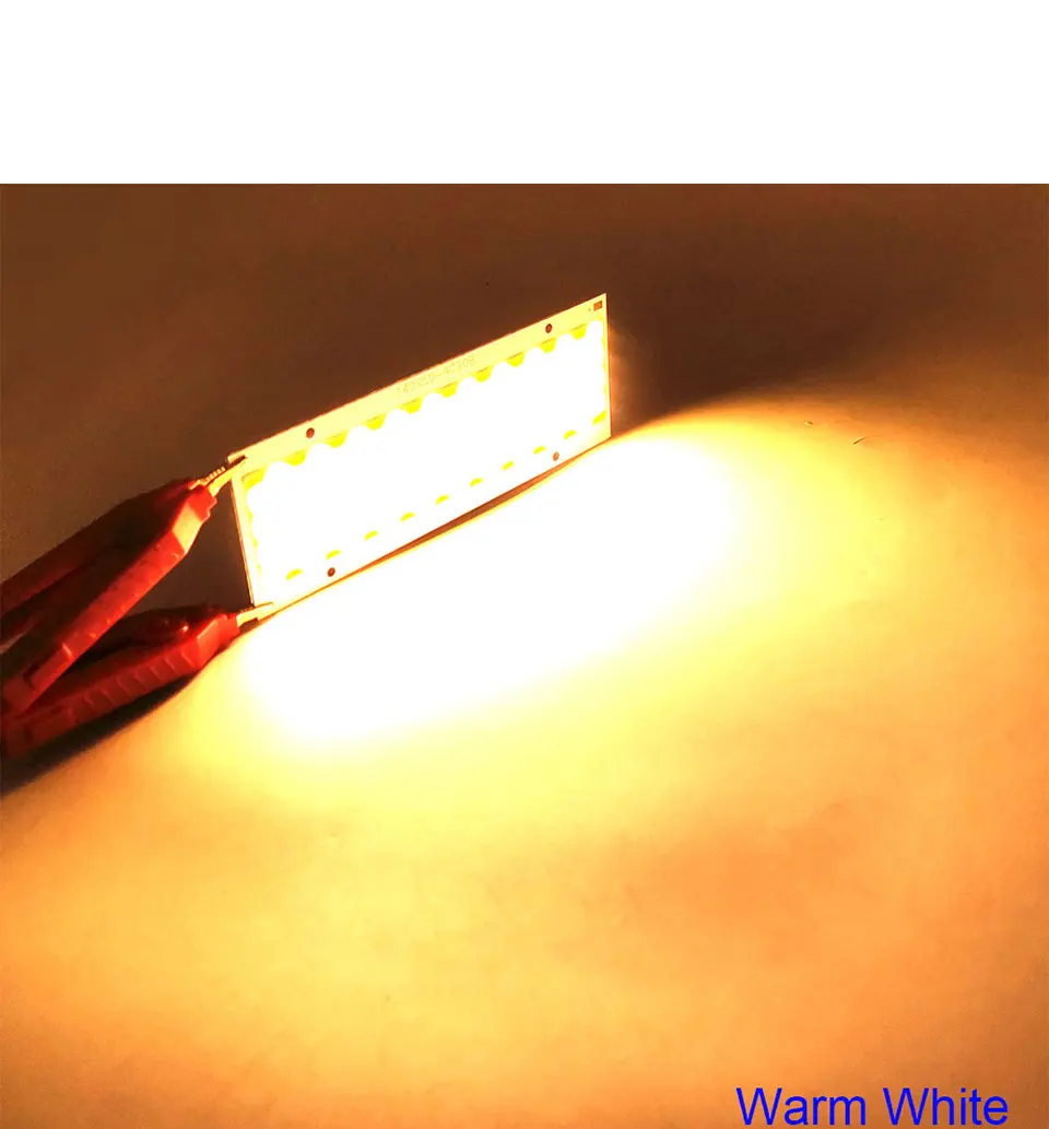 140x50mm LED Panel Light with Dimmer Warm Natural Cold White Dimmable 20W 12V DC COB LED Lamp for Indoor Lighting Car Bulbs DIY (8)
