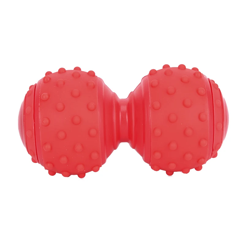 Sport Fitness Massage Ball Spiky Trigger Point Relief Muscle Pain Stress Ball Therapy Health Care Gym Muscle Relex Apparatus - Цвет: Красный