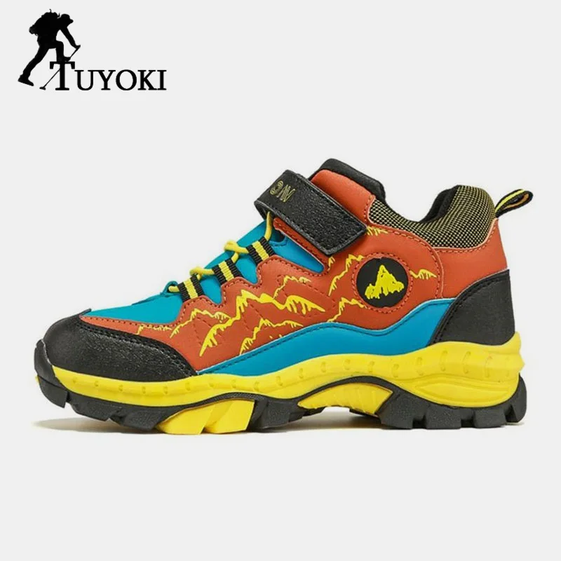 

Tuyoki Small Size 31-40 Teen Daily Outdoor Hiking Shoes Men/Women Young Fashion Sneakers Fur Warm Camping Trekking Shoes Club