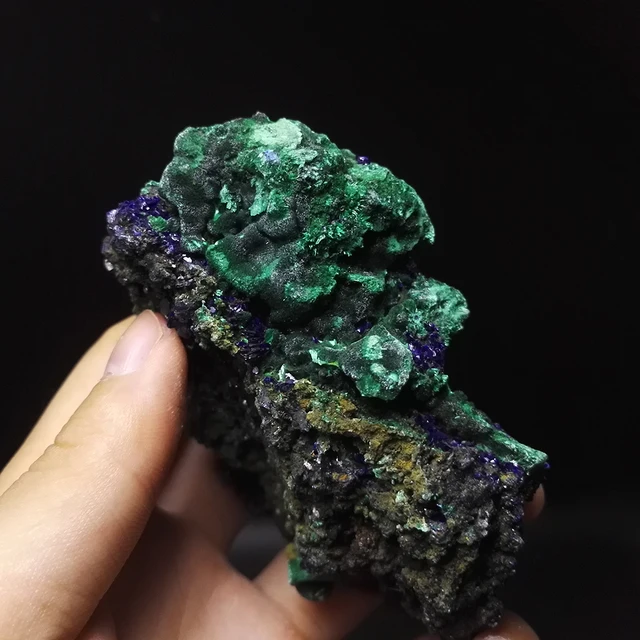 189g Natural Stoneinerals Quartz Crystals Rock Malachite 189g Natural Stoneinerals Quartz Crystals Rock Malachite Azurite Specimen Large Crystal Rare Ore Unique