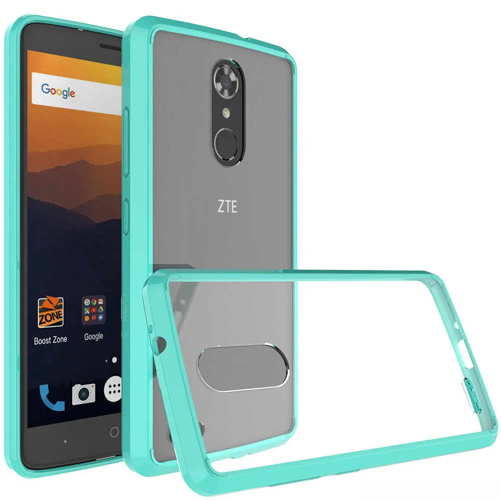 Для ZTE Max XL Z986 N9560 6 0 &quotTPU Рамка Жесткий акриловый задний Чехол прозрачный ультра