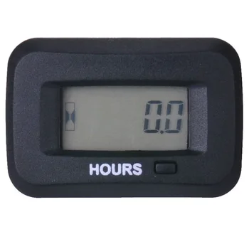

Digital Resettable Hour Meter For Gas AC DC Generator snowmobile ATV Tractor Aerator grinders cultivator lawn mower trenchers