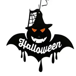 Тыква подвеска «летучая мышь» подвесное украшение из нетканого полотна Хэллоуин настенный дверной подвесной орнамент для дома на