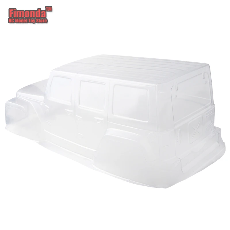 

Fimonda RC car Body shell wheel base transparent car shell for RC model 1/10 car axial wheelbase 313mm Jeep Wrangler parts