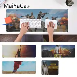 MaiYaCa новые печатные Playerunknown's поле боя компьютерных игр коврики большой защелка для мыши PC компьютерный коврик
