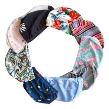 8 Colors Random Swimming Caps For Pool Cute Adult Print Flower Swim Badmuts Waterproof Protect Ears Long Hair Boy Girl Sports