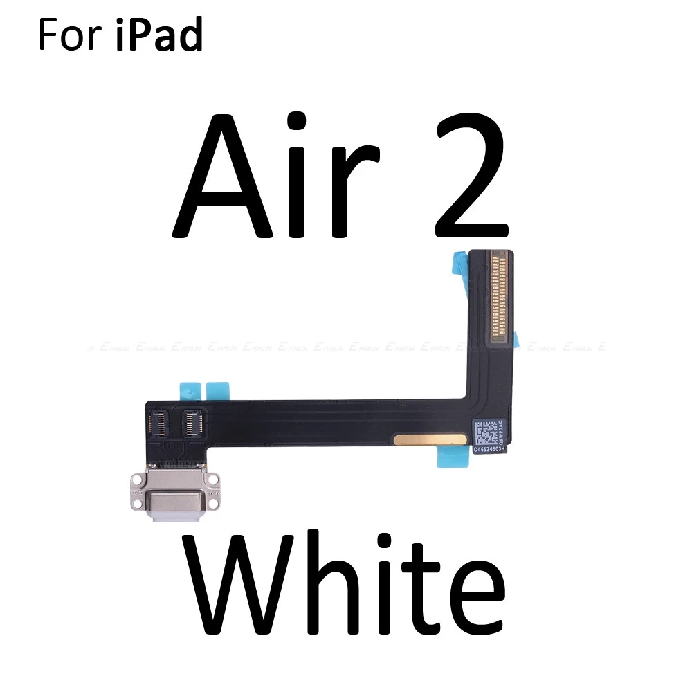 USB Charging Port Dock Plug Connector Charger Flex Cable For iPad 4 Air 2 3