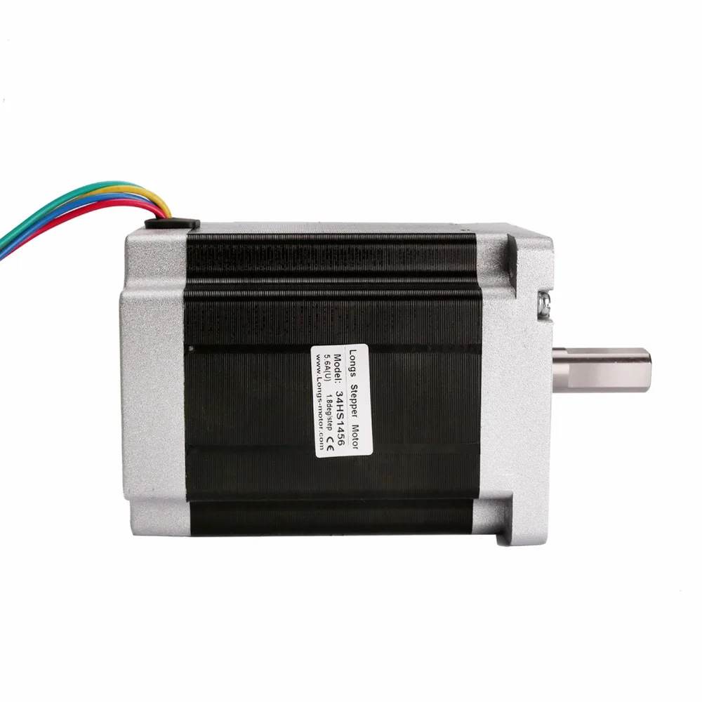 Kit De Motor Paso A Paso Nema 34 – 1232 Oz.in, 5.6A – Para Router CNC, Impresora 3D Y Más