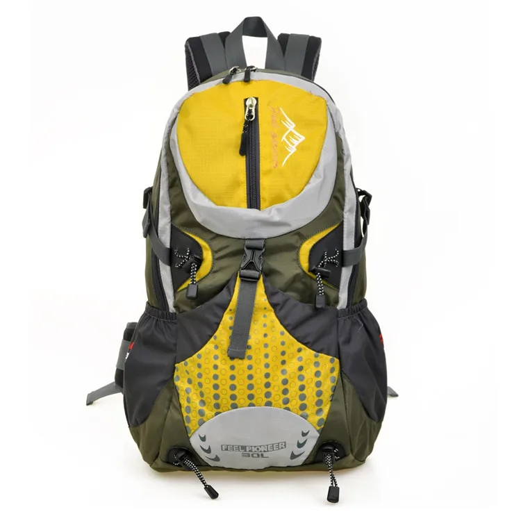 Большой емкости мужской рюкзак Водонепроницаемый дорожный Многофункциональный рюкзак сумки мужские рюкзаки для ноутбука mochila - Цвет: yellow