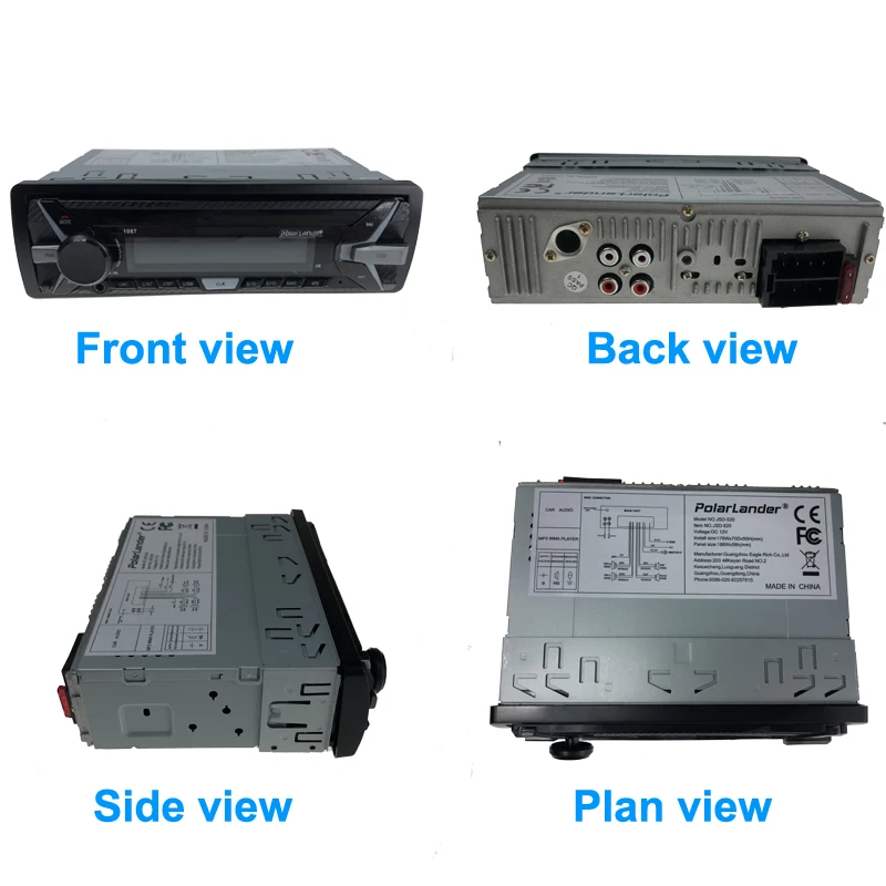 3," FM AM TF/USB Aux-In Автомобильный MP3-плеер In-dash 1 Din автомобильный стерео аудио Радио 12 В Съемная панель новейший Bluetooth RDS