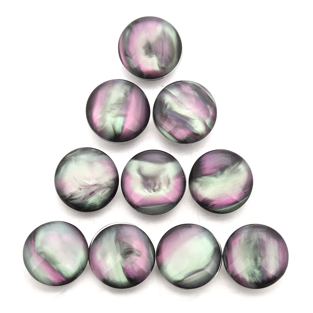 10 шт./лот 18 мм защелки ювелирные изделия Разноцветные смешанные кошачьи глаза