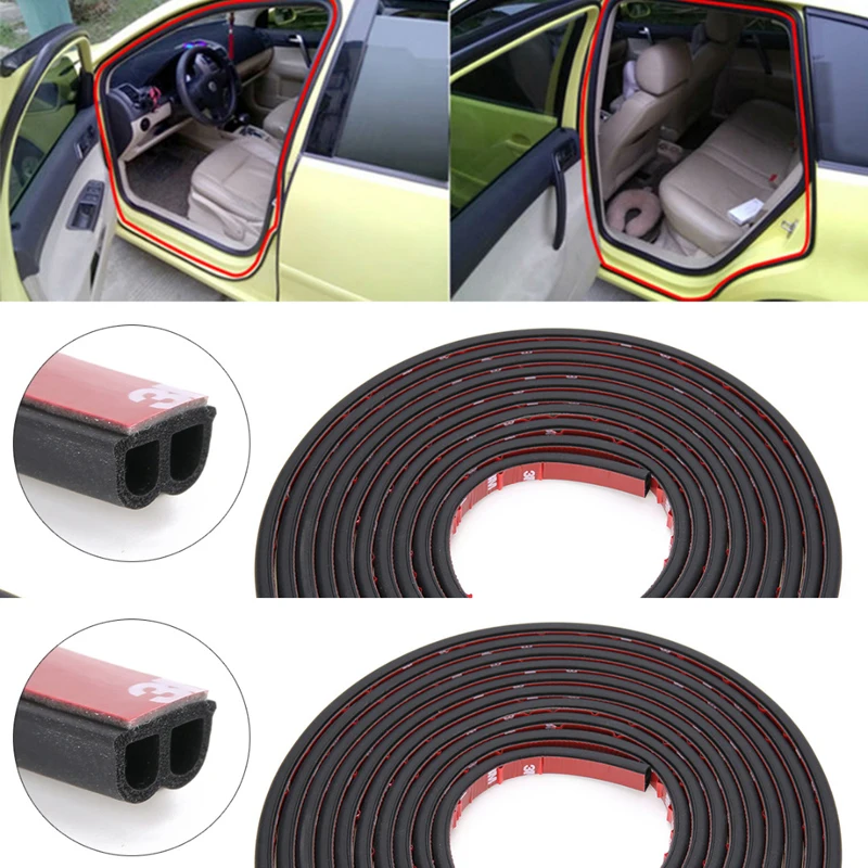 Universal 1 6m Carbon Fiber Style Car Rubber Noise Insulation