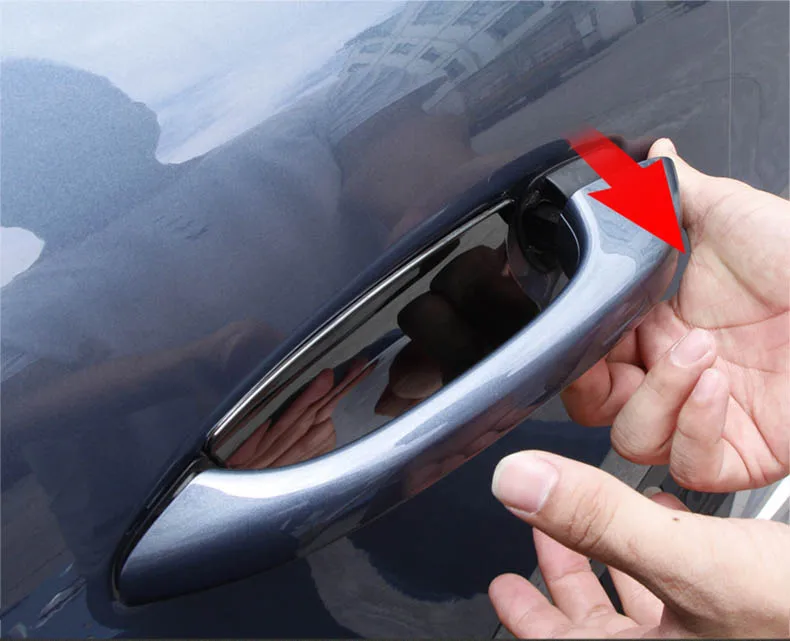 Lsrtw2017 хромированная дверная ручка для автомобиля из нержавеющей стали для porsche cayenne