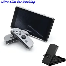 Ультратонкий жесткий защитный чехол с кристаллами+ регулируемая настольная подставка для плейстэнда с переключателем NS для док-станции