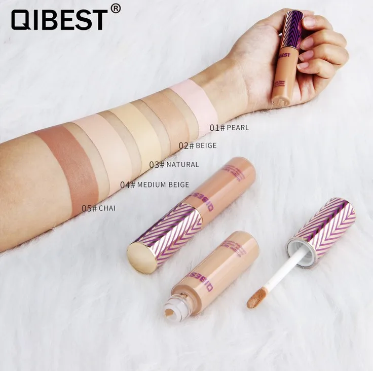 

Face Concealer 5 Colors Long-lasting Face Liquid Foundation Facial Makeup Dark Eye Circle Hide Blemish make foundation
