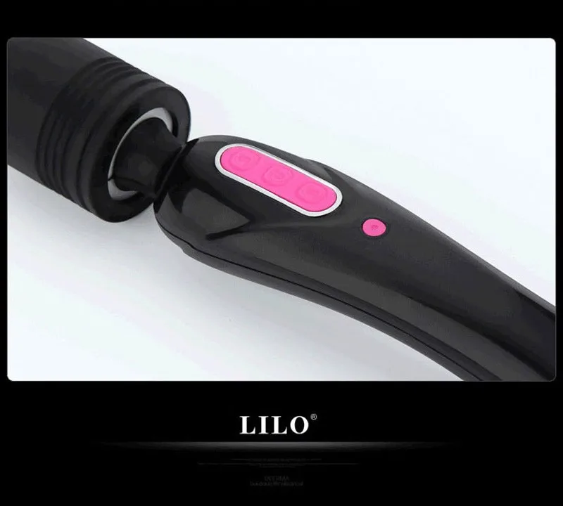 LILO Rechargeable Magic Wand Powerful Body Massager Clitoral Vibrator AV Vibrators Adult Sex Toys for Couples Sex Products 9 LILO Rechargeable Magic Wand Powerful Body Massager Clitoral Vibrator AV Vibrators Adult Sex Toys for Couples Sex Products 9