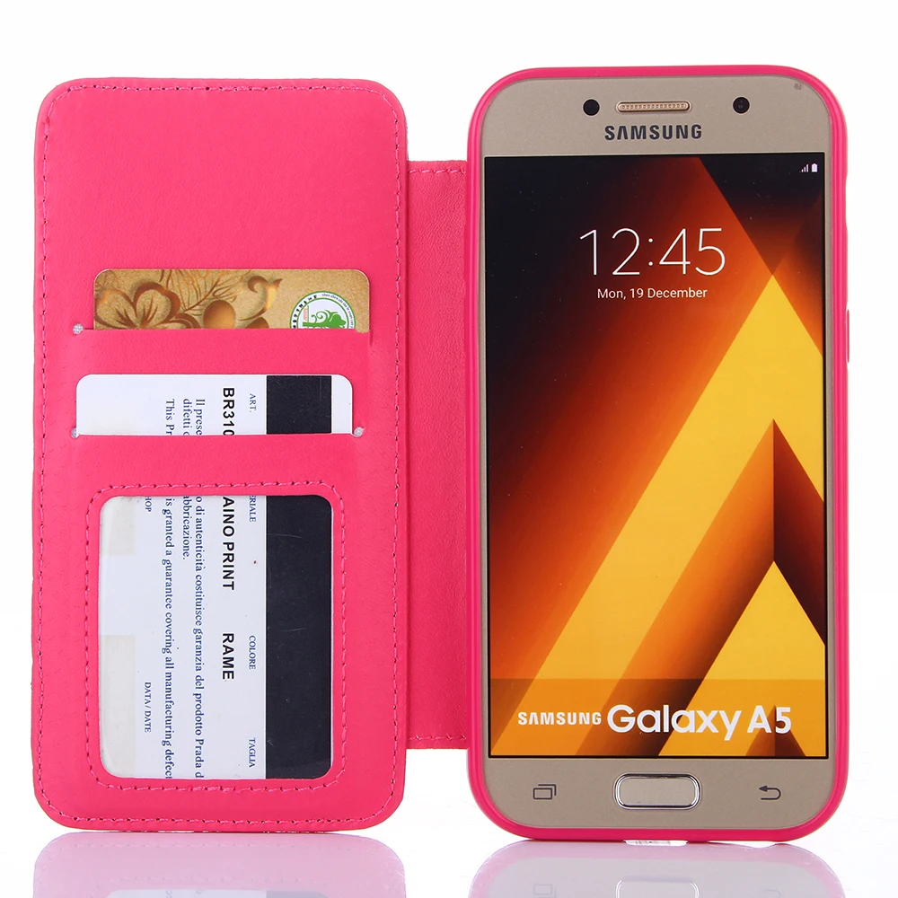 Kingmas для Samsung A5 года многофункциональный кожаный бумажник флип роскошная Корона флэш дрель телефонные чехлы для Samsung A5