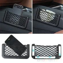 Органайзер для автомобильного сиденья, Универсальное автомобильное сиденье, боковое заднее хранилище, Сетчатая Сумка, держатель для телефона, карманный органайзер для хранения