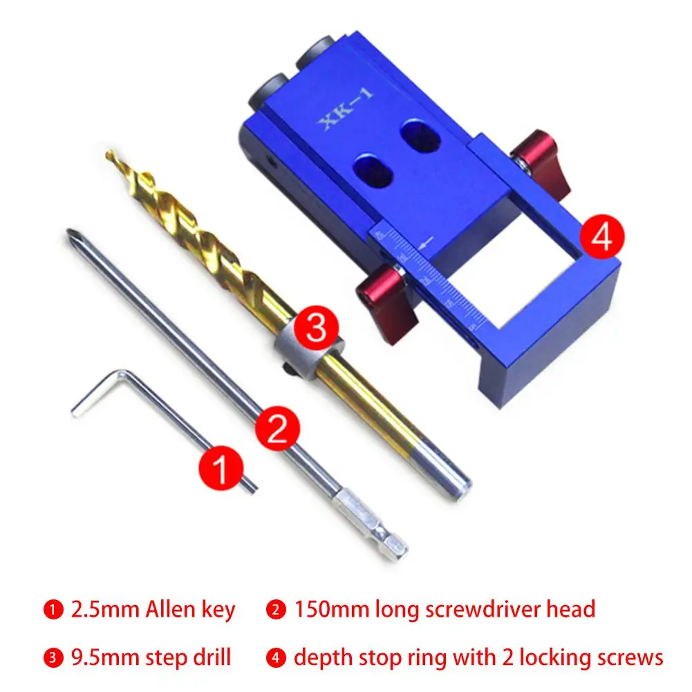 Мини карманный зажим комплект системы комплект шаг дрель с деревянной коробкой работы и столярные ручные аксессуары #40