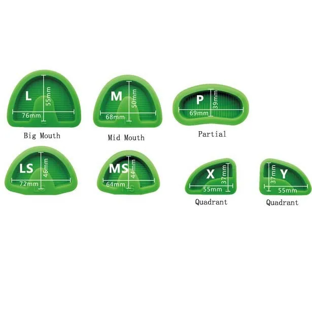 7 шт. Стоматологическая лаборатория техник Силиконовый Лоток База Стоматологическая лабораторная модель бывшие Базовые формы отличное качество
