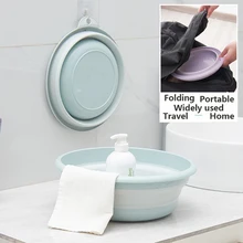 Портативное складное ведро для бассейна для пикника, кухонный органайзер для умывальника RV, портативная миска для воды, поднос для фруктов, домашняя ванна для умывальника