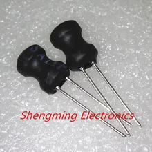 100 шт. 150uH 220uH 330uH 470uH 1mH 2.2mH 3.3mH 4.7mH 10mH 6*8 радиальные этилированный Мощность Индуктор 6x8 мм