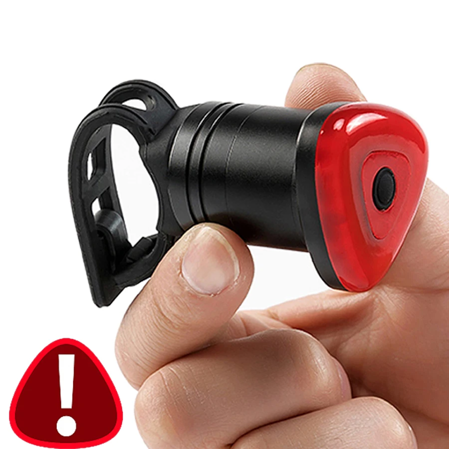 

Bicycle Flashlight Bike Rear Light Auto Start/Stop Brake Sensing IPx6 LED Lantern Run Cycling Taillight Accessories Xlite100