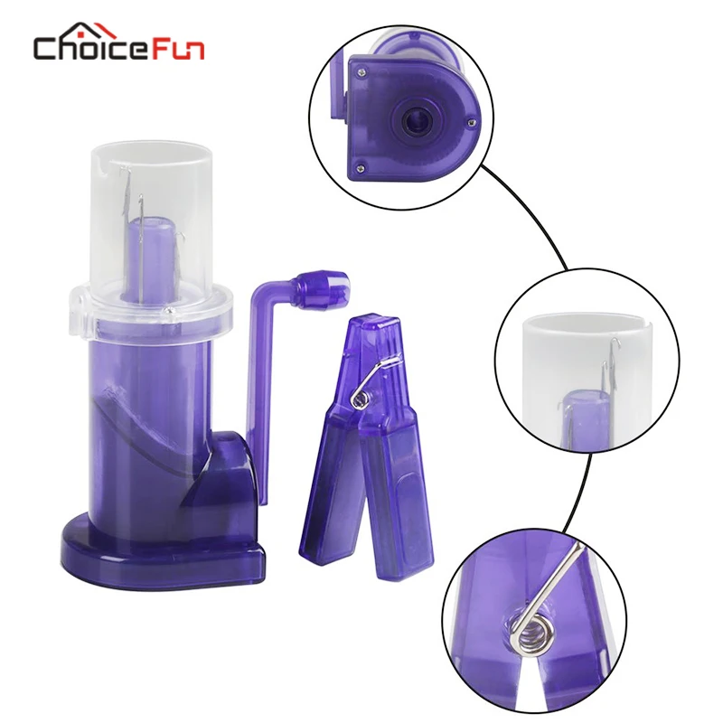 CHOICE FUN Creative Hand-operated Embellish-Knit Knitting Machine Spool Knitter Embellish Craft Bracelet Weave Tool | Дом и сад