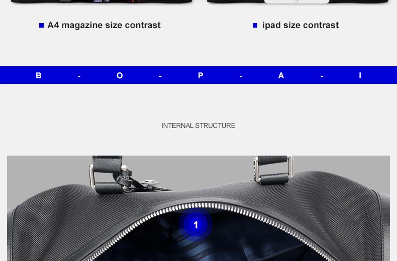 BOPAI, водонепроницаемые, Оксфордские, дорожные сумки для мужчин, Бизнес Стиль, модная мужская сумка для вещания на борте, для полетов, женская сумка-тоут, вещевые сумки, черные, унисекс