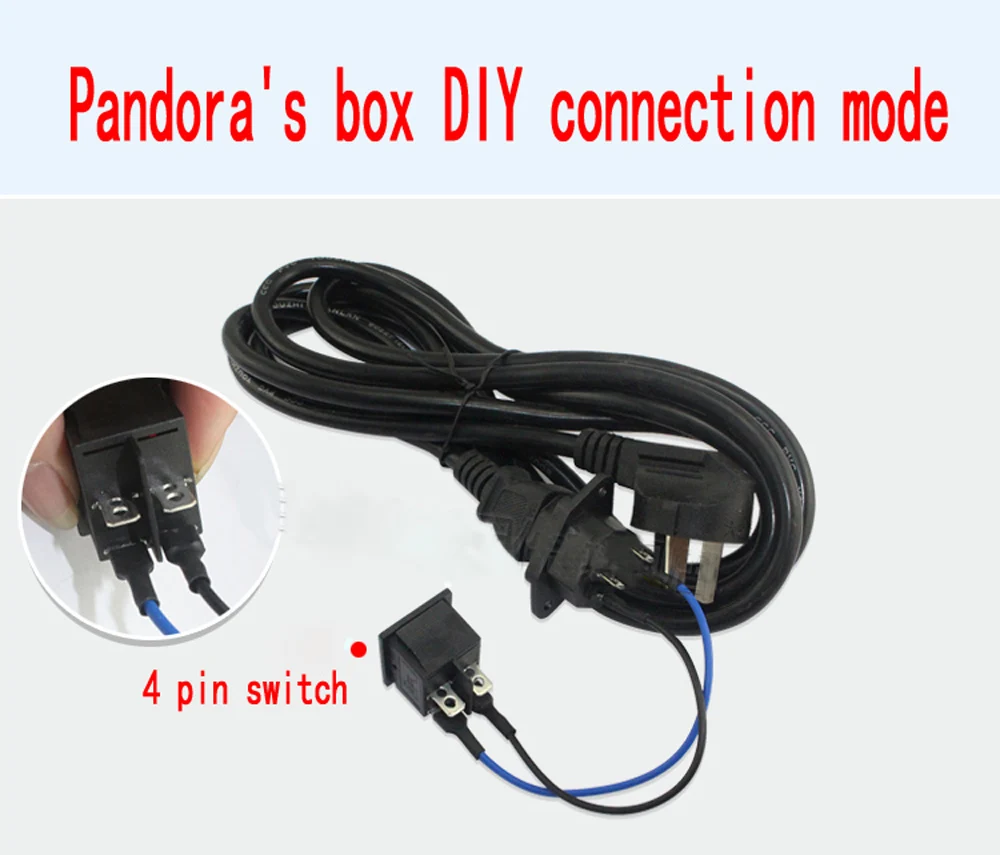 Аркадная игра diy части комплект Pandora Box 6 с 1300 игр аркадная консоль Запчасти для игровых автоматов для двух игроков