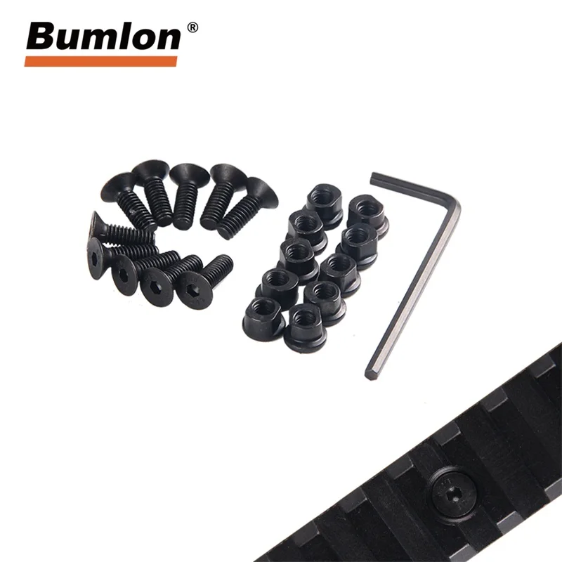 Keymod Rail Screws and Nuts 10 Set Replacement for Tactical Hunting Airsoft Accessory RL37-0084 (7)