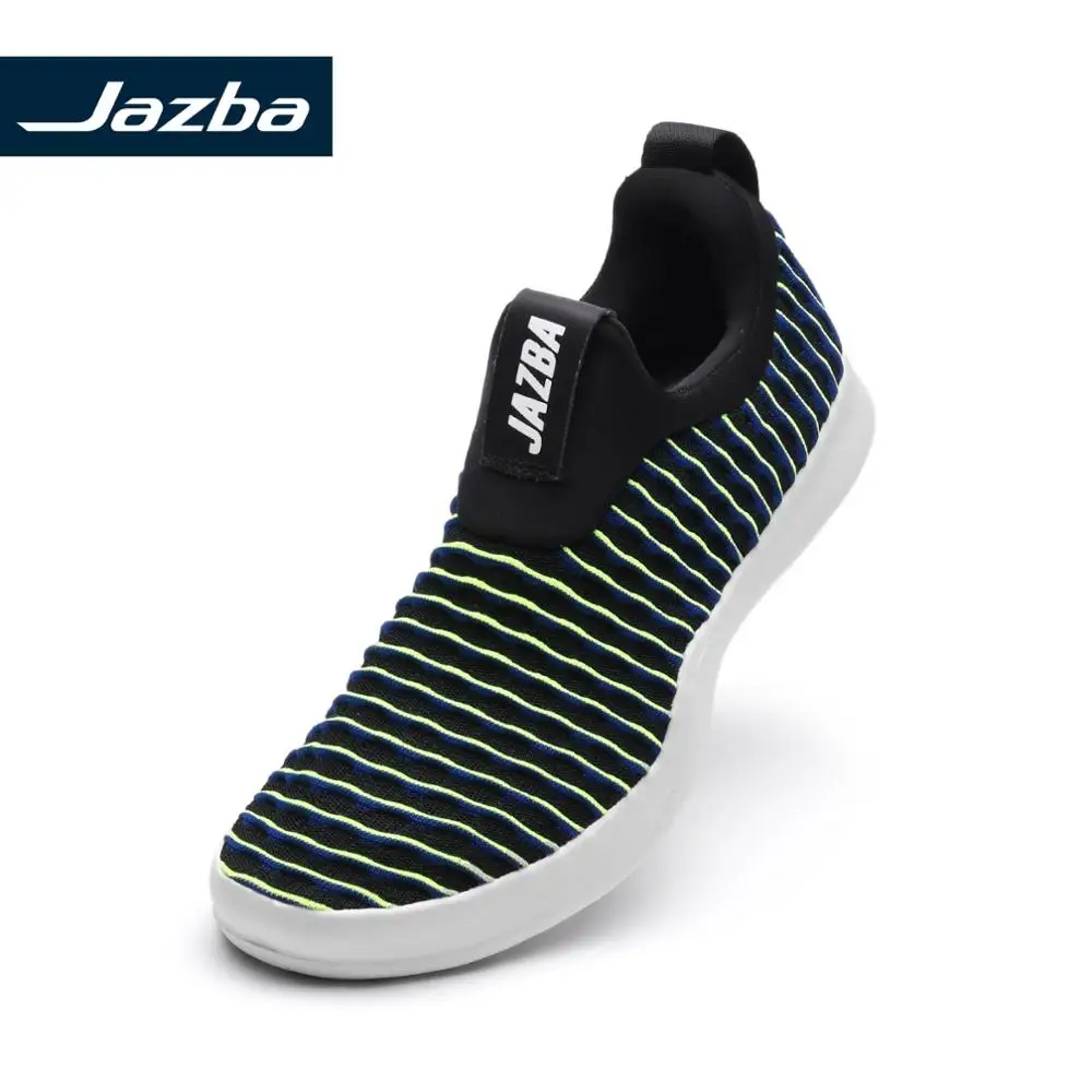 

Jazba LEHAR Dual Tone Knitted Slip-On Shoe Men Sneakers Running Shoes Athleisure Light Soft Breathable Casual Walking Shoes
