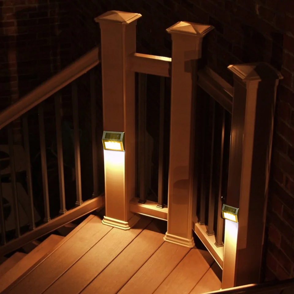 Solar Step Lights Led Ed Stair Outdoor Lighting Lights Led Solar Ed Stair
