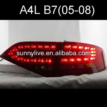 

2005-2008 year For Audi A4 B7 LED Tail Light Rear lamp Red White SN