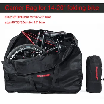 

Carrier Bag for 14" 16" 20" Inch Folding Bike Transport Bag Bike Transportation & Storage Waterproof Moistureproof Cushion 2in1