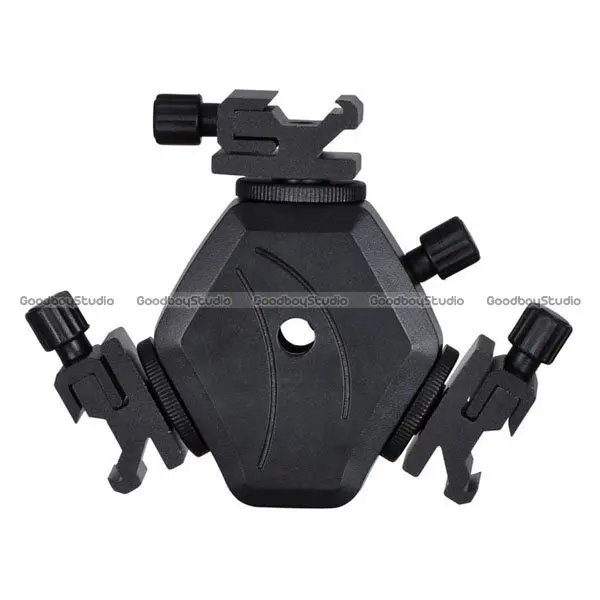 FLH 11 тройной 3 головки вспышки Горячий башмак адаптер в 1 Speedlite держатель