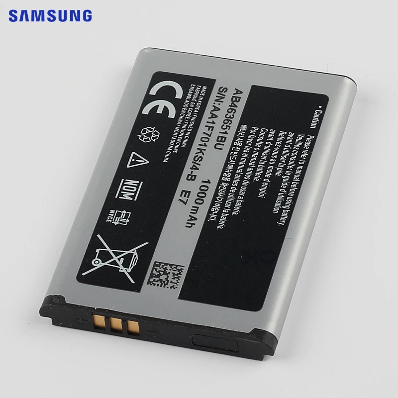 SAMSUNG Original Battery AB463651BU For Samsung W559 S5620I S5630C