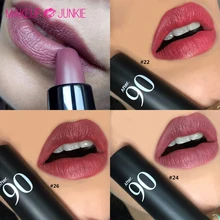 1 шт. макияж JUNKIE матовая бархатная губная помада матовый блеск для губ телесный Макияж Губная помада длительная губная помада