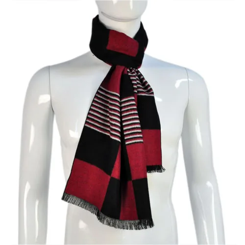 www.bagsaleusa.com : Buy Classic Scarf for Men Neck scarf geometic pattern thick knot winter scarves ...