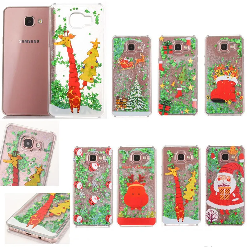 Жидкий блеск Рождество солнечного света для fundas samsung Galaxy S8 плюс Чехол красивые