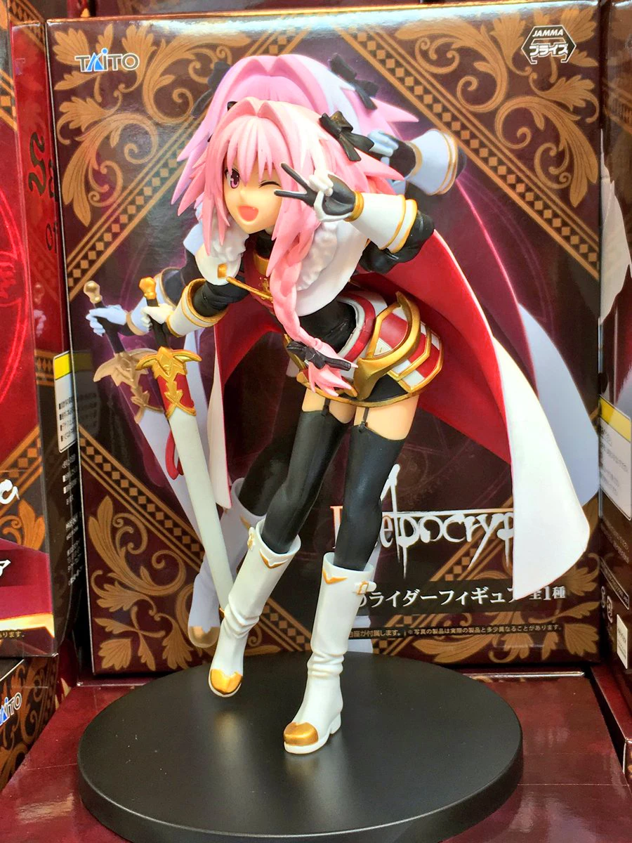 Оригинальная фигурка из аниме TAITO Fate/Grand Order Fate/Apocrypha Servant saber Rider Astolfo figure BANPRESTO кукла