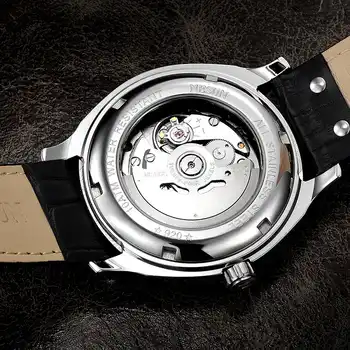 Switzerland Nesun Japan NH36A Automatic Movement Watch Men Luxury Brand Men's Watches Sapphire Genuine Leather N9205-2