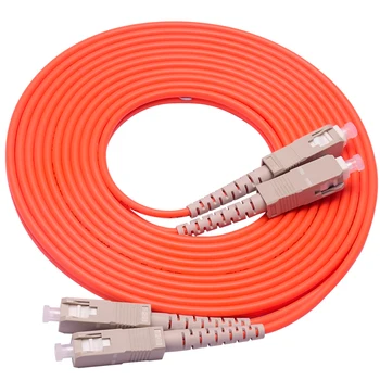 

50 Meters SC-SC Fiber Optic Cable MultiMode Duplex Patch Cord OM2 50/125