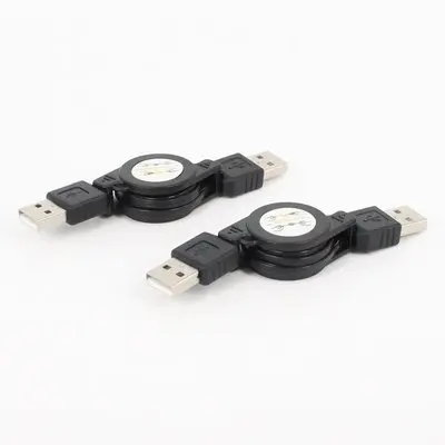 

USB 2.0 A Male to A male Extension Retractable Cable Data Sync Charger Cord 75cm