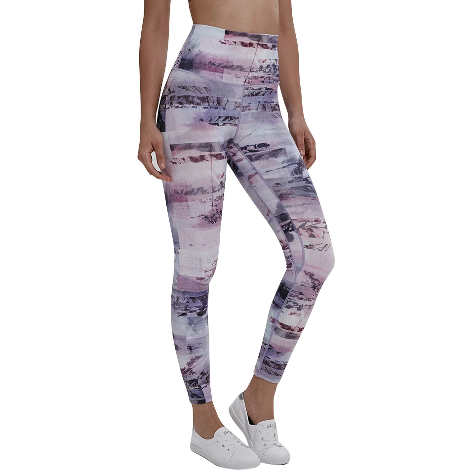 

Ladies Stretchy High Waist Solid Color Sports Jogging Workout Gym Yoga Sweat Muscle Leggings
